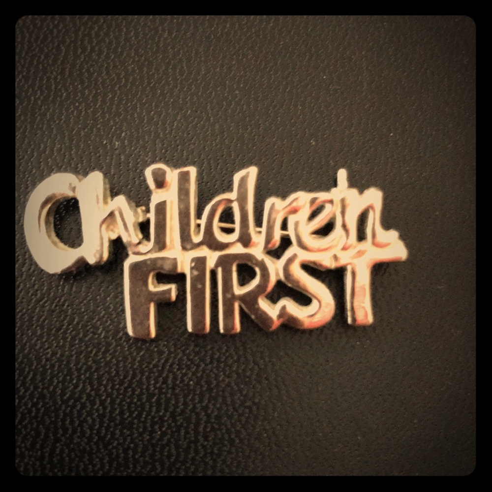 Children First pin for Teacher